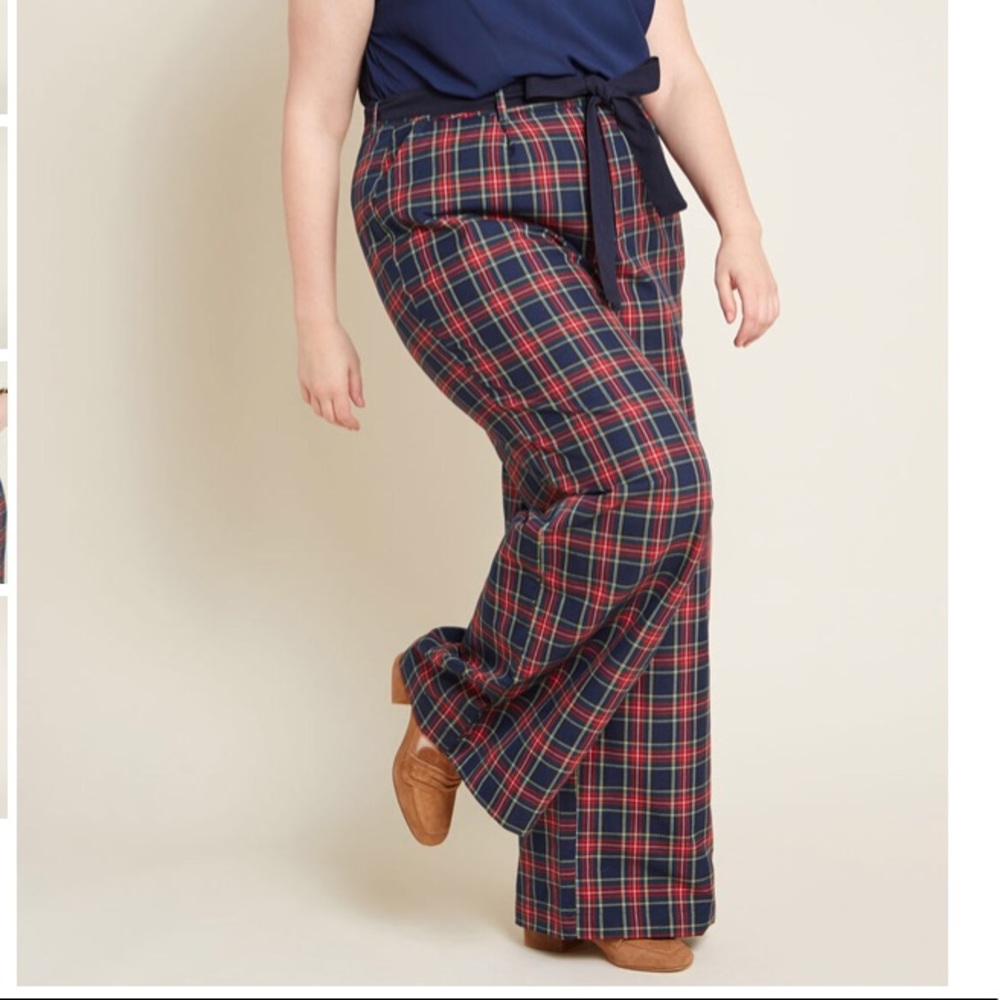 ModCloth Savannah Pant in Plaid NWT 3X